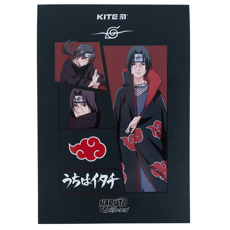 Блокнот-планшет A5, 50арк, клітинка, Naruto NR23-194-1 Kite