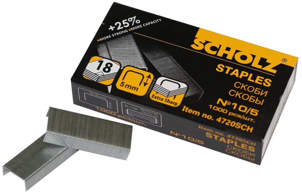 Скоби 10/5, 1000 шт., 4720, Scholz