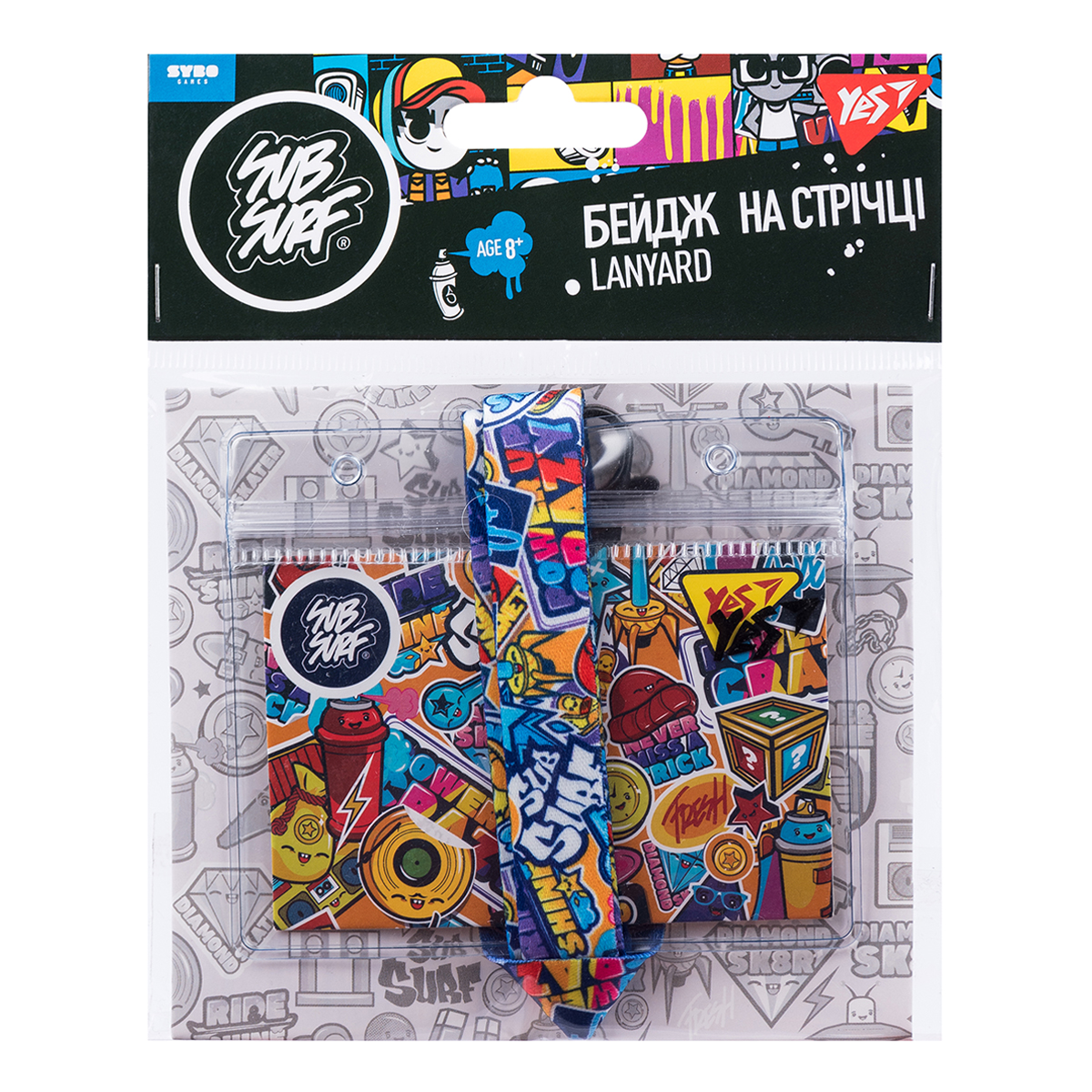 Бейдж YES на стрічці 