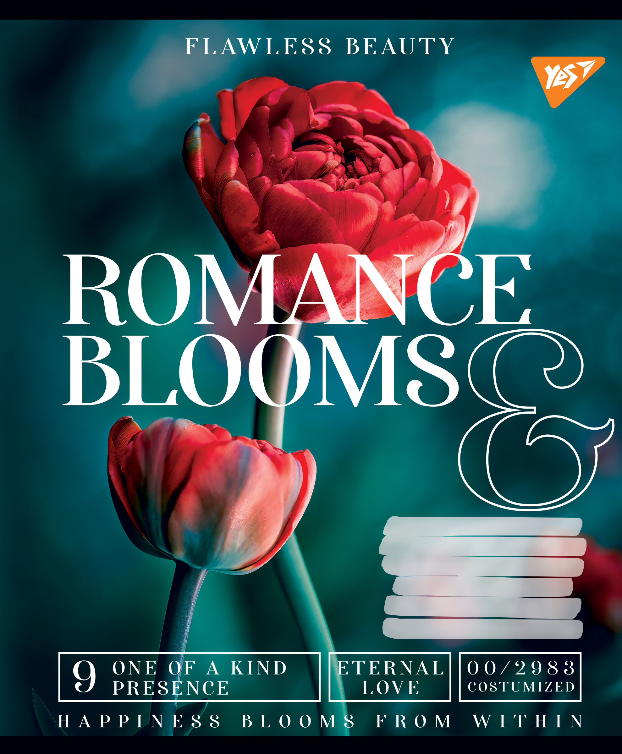 Зошит А5/36 арк лінія YES Romance blooms, 766432