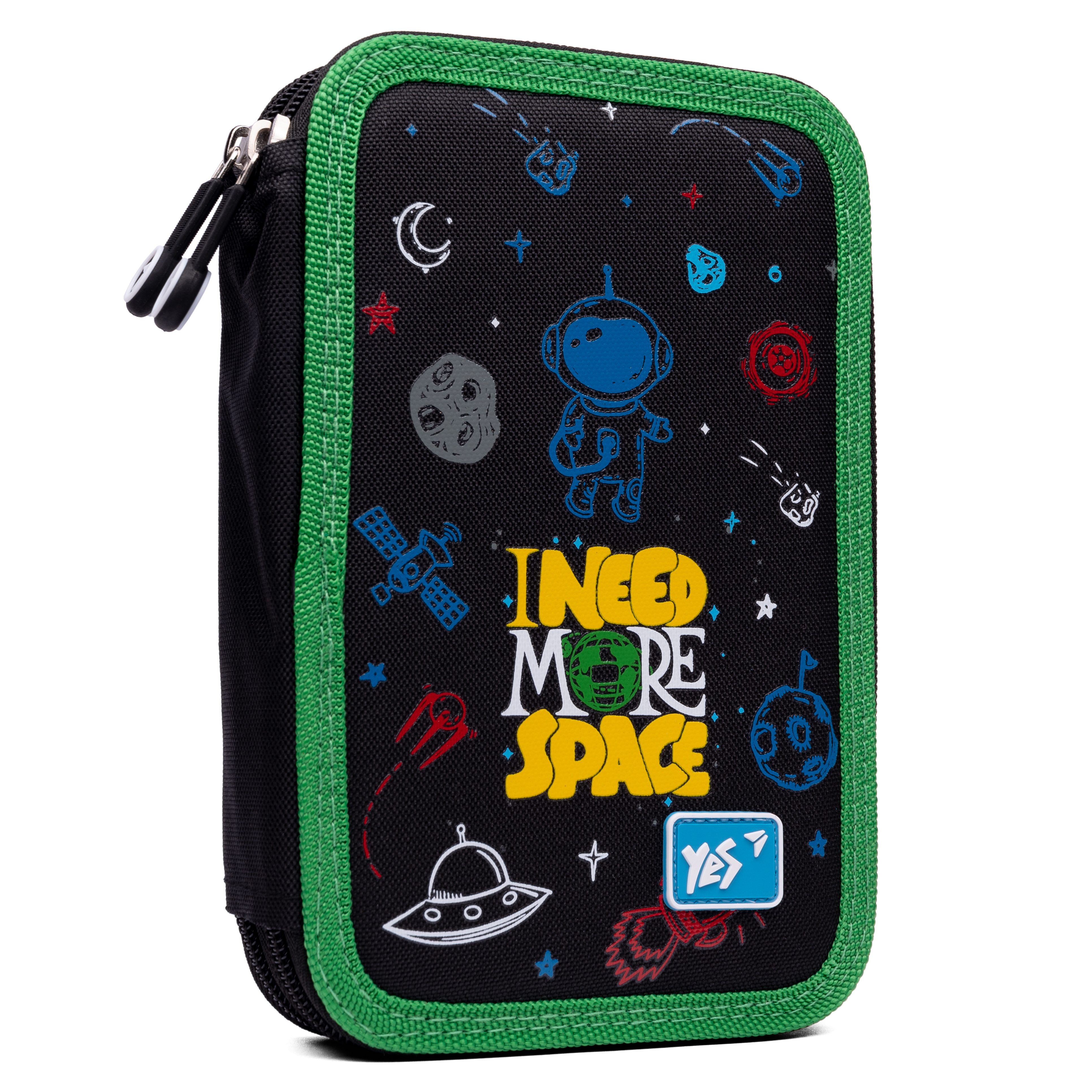 Пенал твердий YES подвійний HP-01 Space 533329