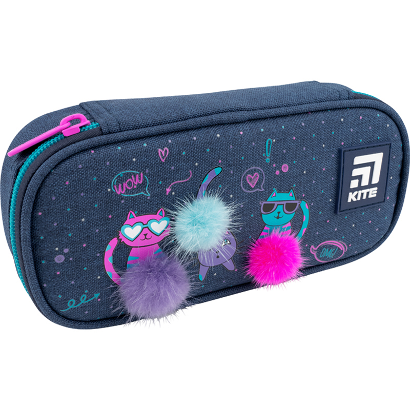 Пенал м'який Kite K22-662-5 Wow Cats