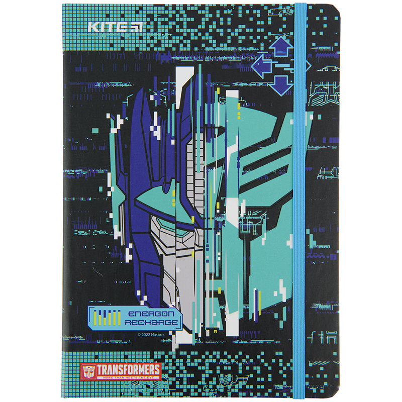 Блокнот тверда обкл., A5, 80 арк., клітинка, Transformers TF22-466 Kite