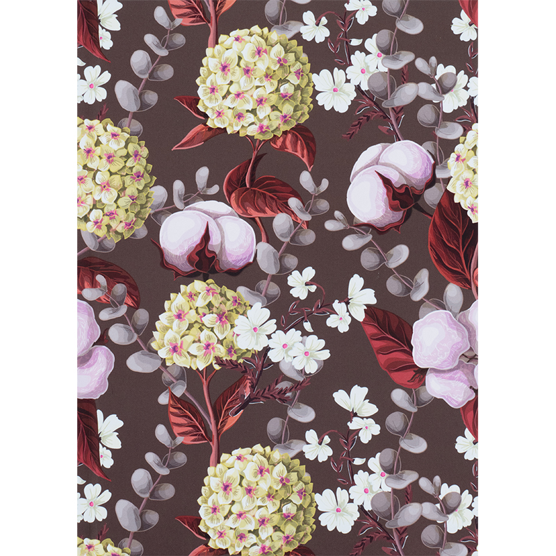 Книга записна А5, 96 арк., кліт., тверда обкл. Bloom, коричневий, 8456-1-A