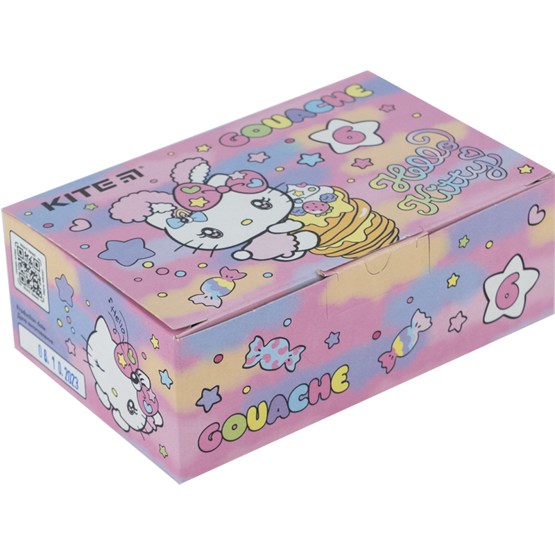 Фарби гуашеві, 6 кол., 20мл Hello kitty HK23-062 Kite