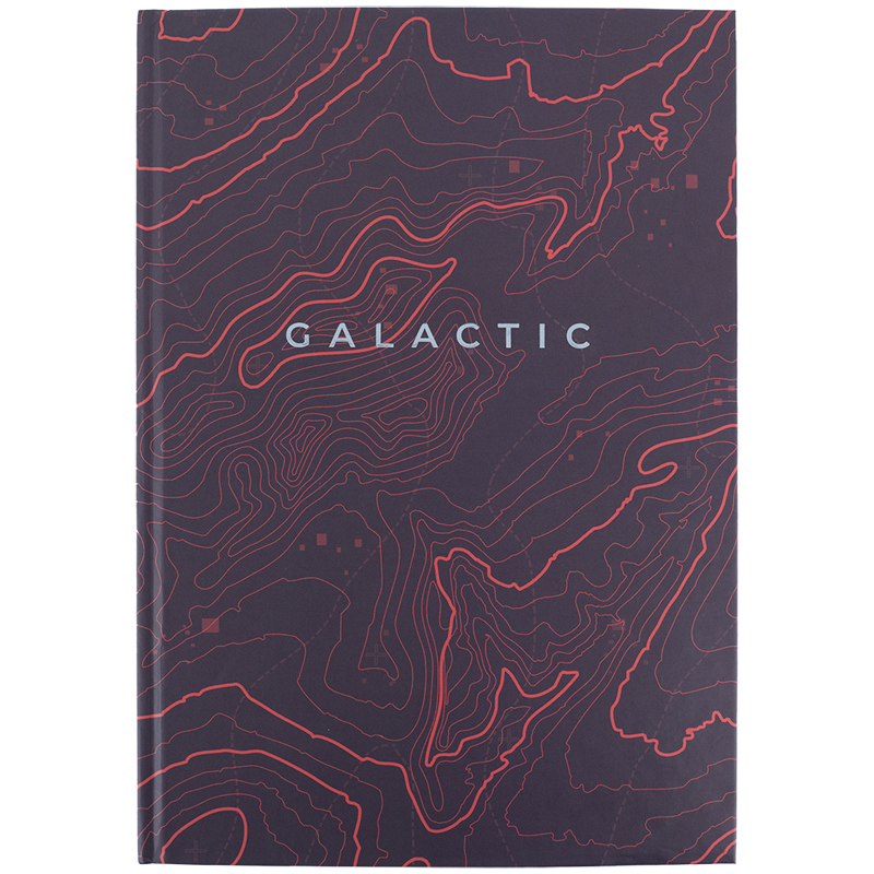 Книга записна А4  Earth colors  96арк., кліт., Galactic, тверда обкл., 8422-576-A