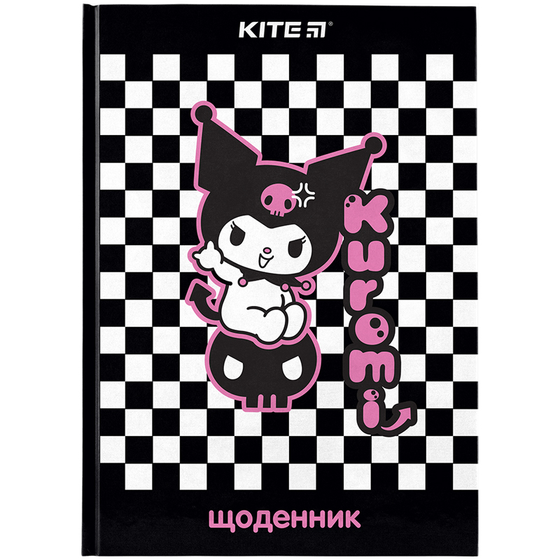 Щоденник шкільний, тверда обкл, Kuromi HK24-262-3 Kite