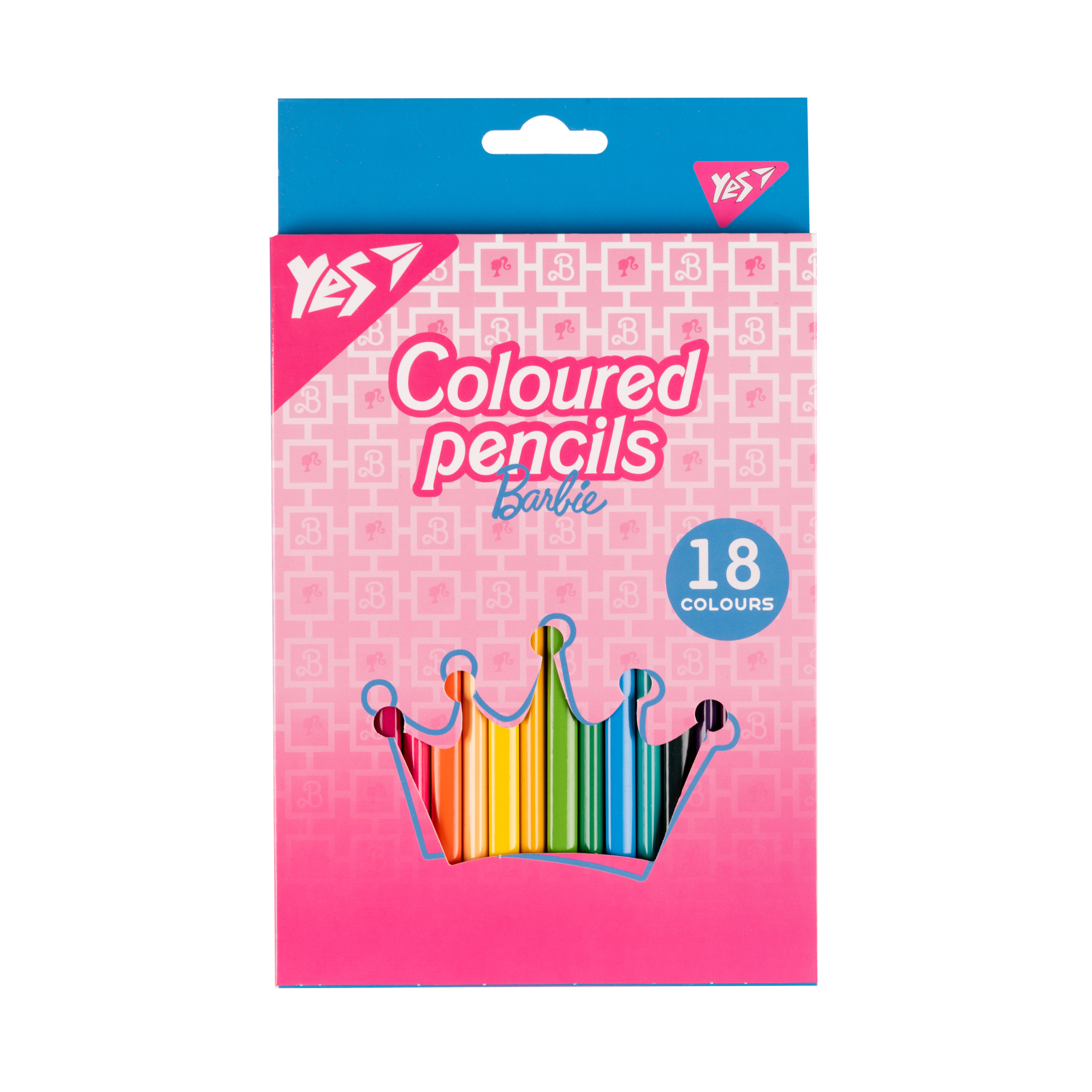 Олівці кольорові тригранні, 18 шт. 