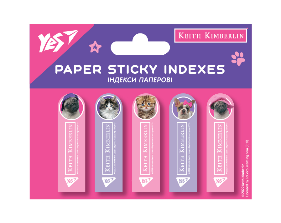 Індекси паперові YES 