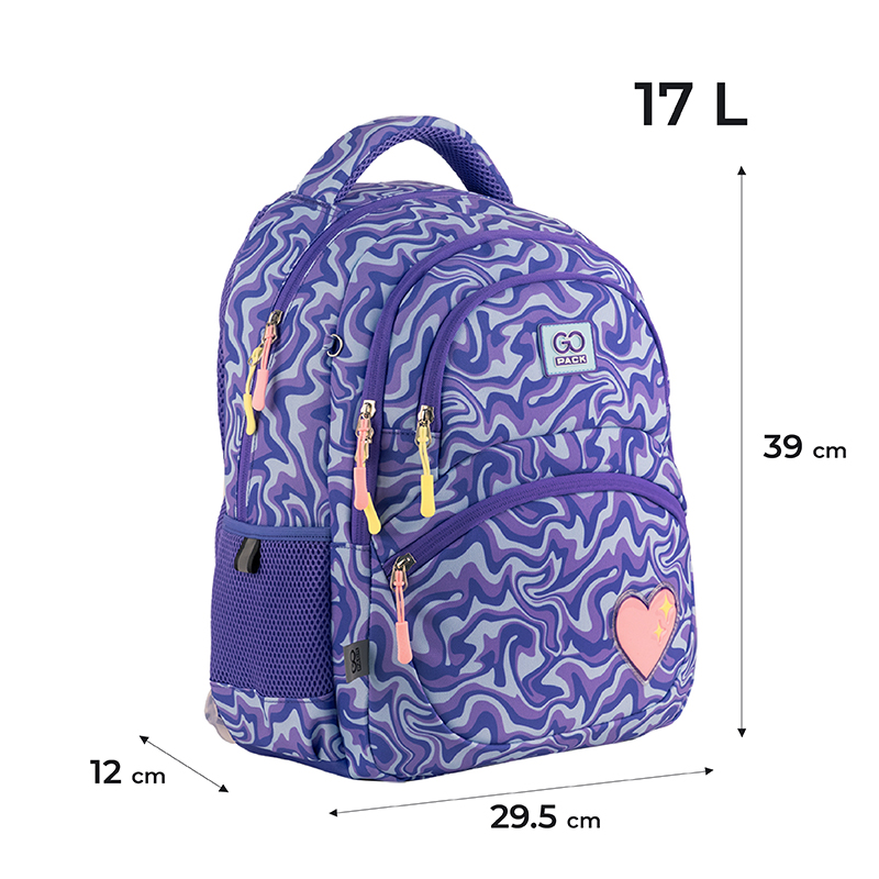 Придбати Рюкзак GoPack Education GO24-175M-4 Shiny Heart за