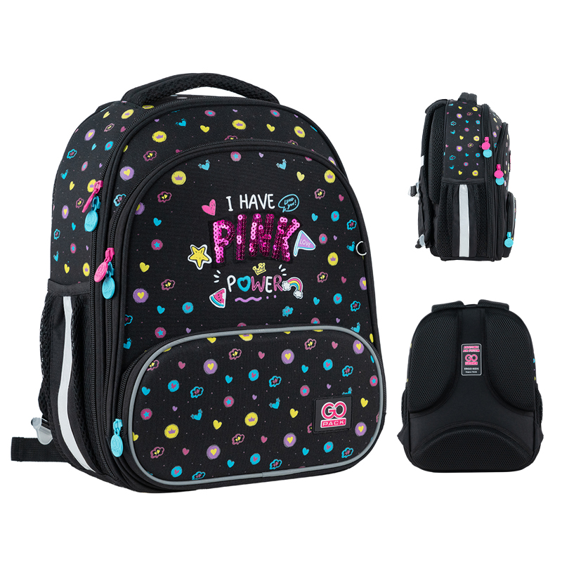 Рюкзак GoPack Education каркасний GO24-597M-2 Pink Power