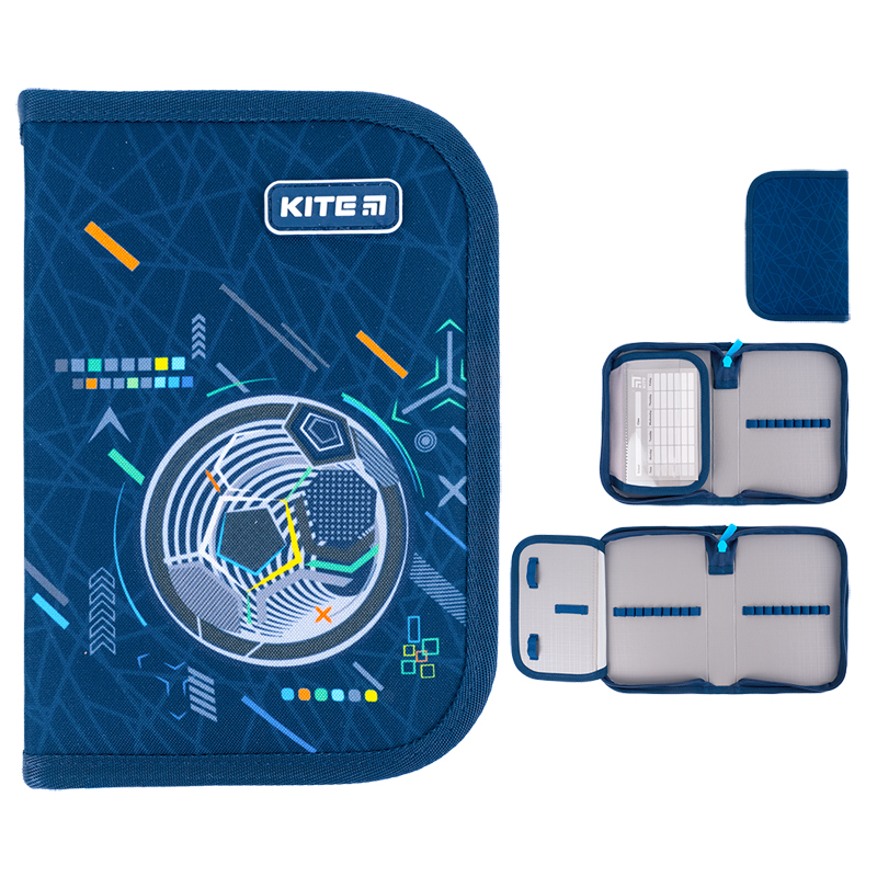 Пенал Kite 1 від., 1 відв., без наповнення K24-621-8 Goal