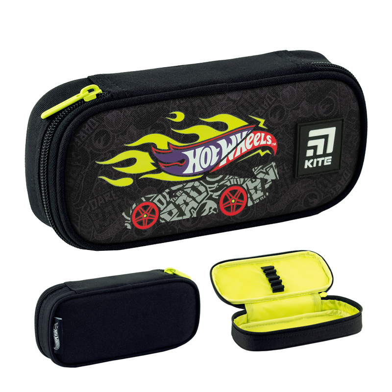 Пенал м'який Kite HW24-662-2 Hot Wheels