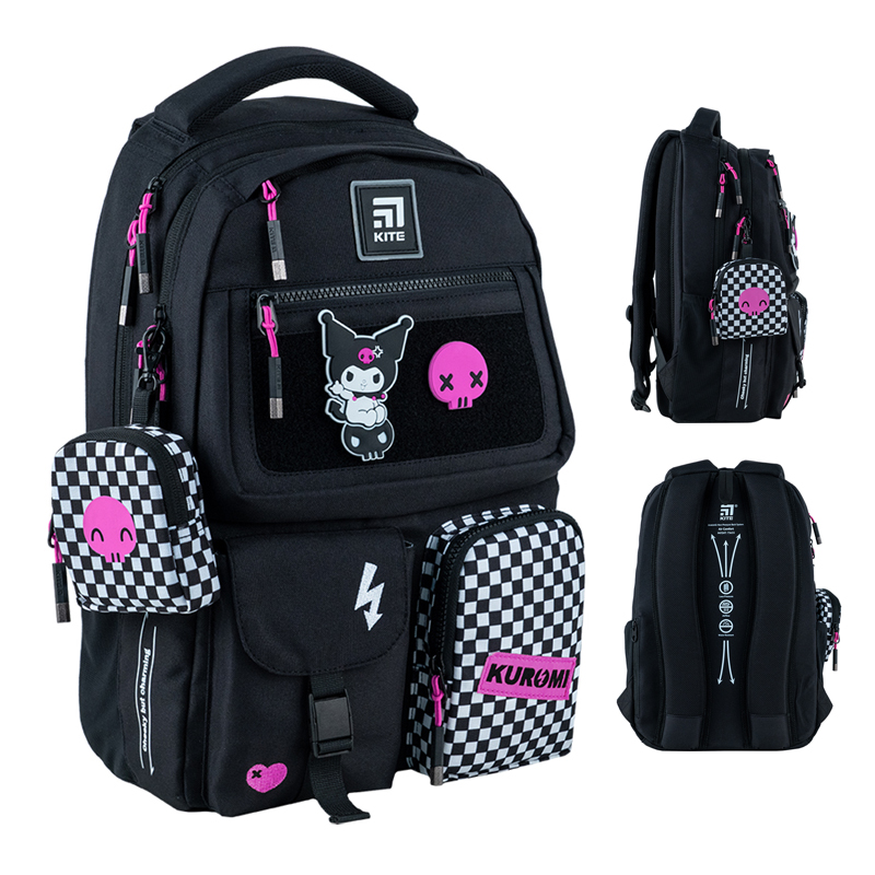 Рюкзак Kite Education teens HK24-2587M Kuromi 
