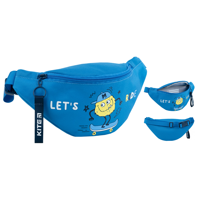 Сумка-бананка Kite дитяча K24-2577-2 Let's Ride