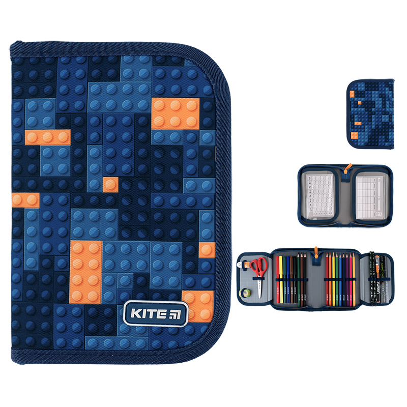 Придбати Пенал Kite 1 від., 2 відв., з наповненням K24-622H-8