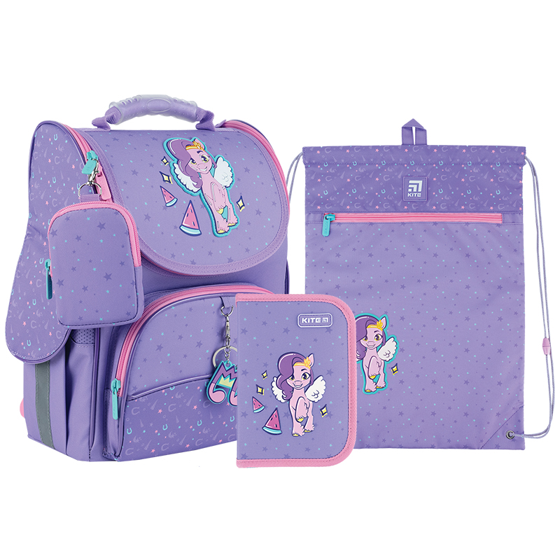 Набір рюкзак + пенал + сумка для взуття Kite SET_LP24-501S My Little Pony