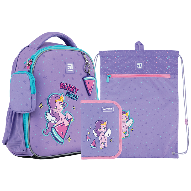 Набір рюкзак + пенал + сумка для взуття Kite SET_LP24-555S My Little Pony