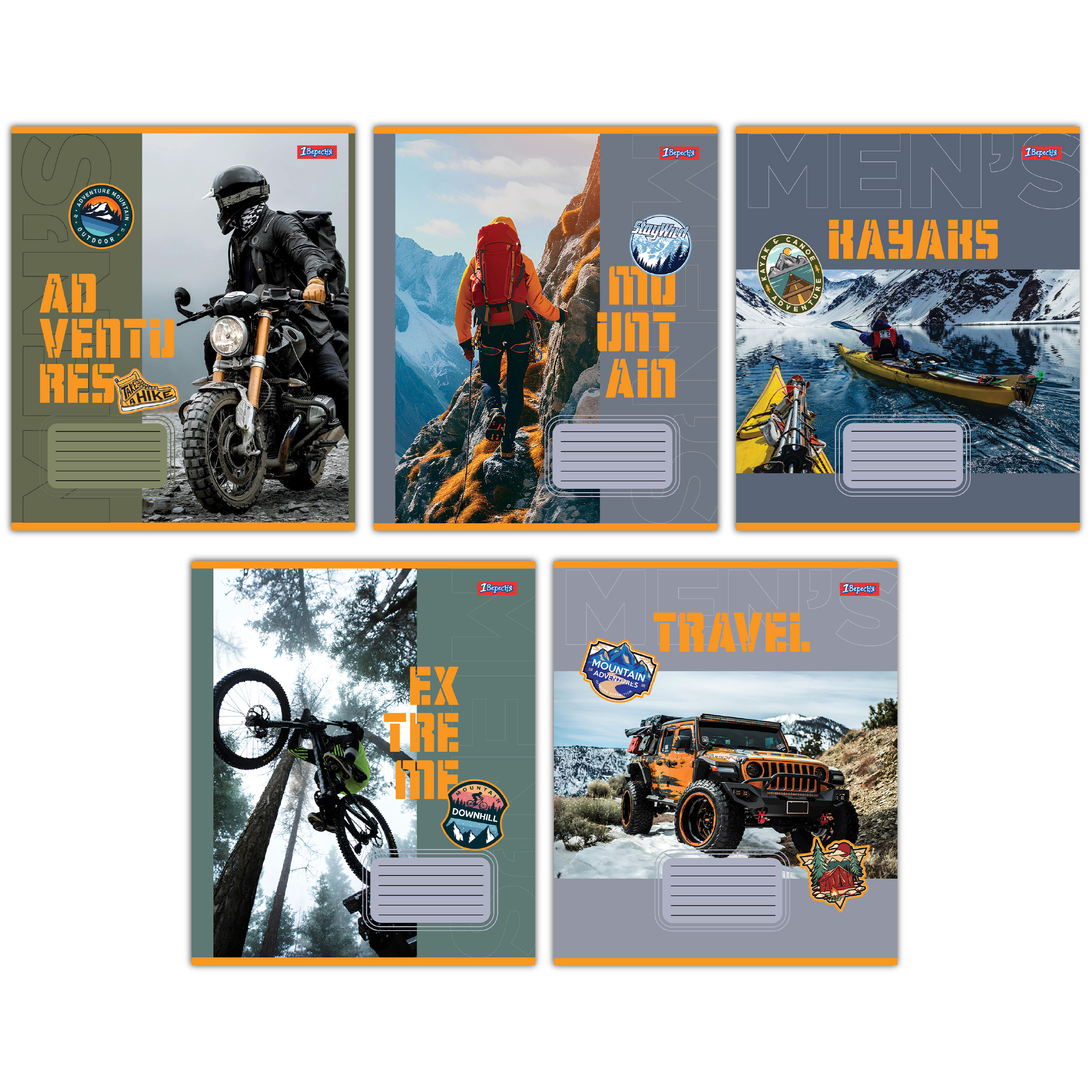 Зошит А5/36 арк кліт 1В Mens hobby, 767327