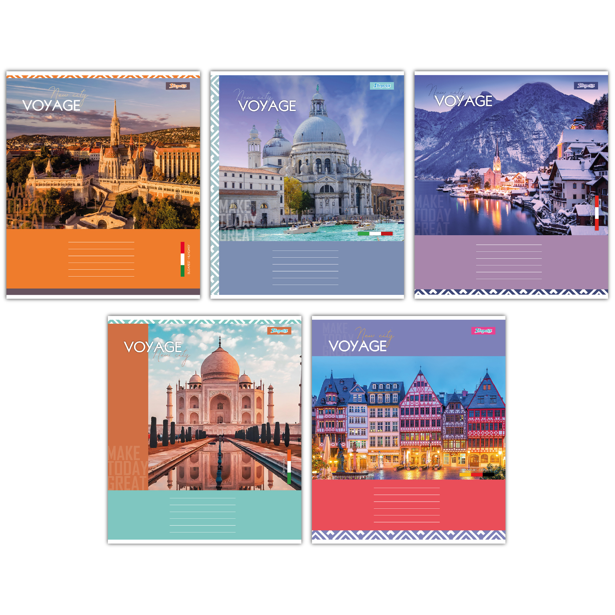 Зошит А5/96 арк лінія 1В New city voyage, 767422