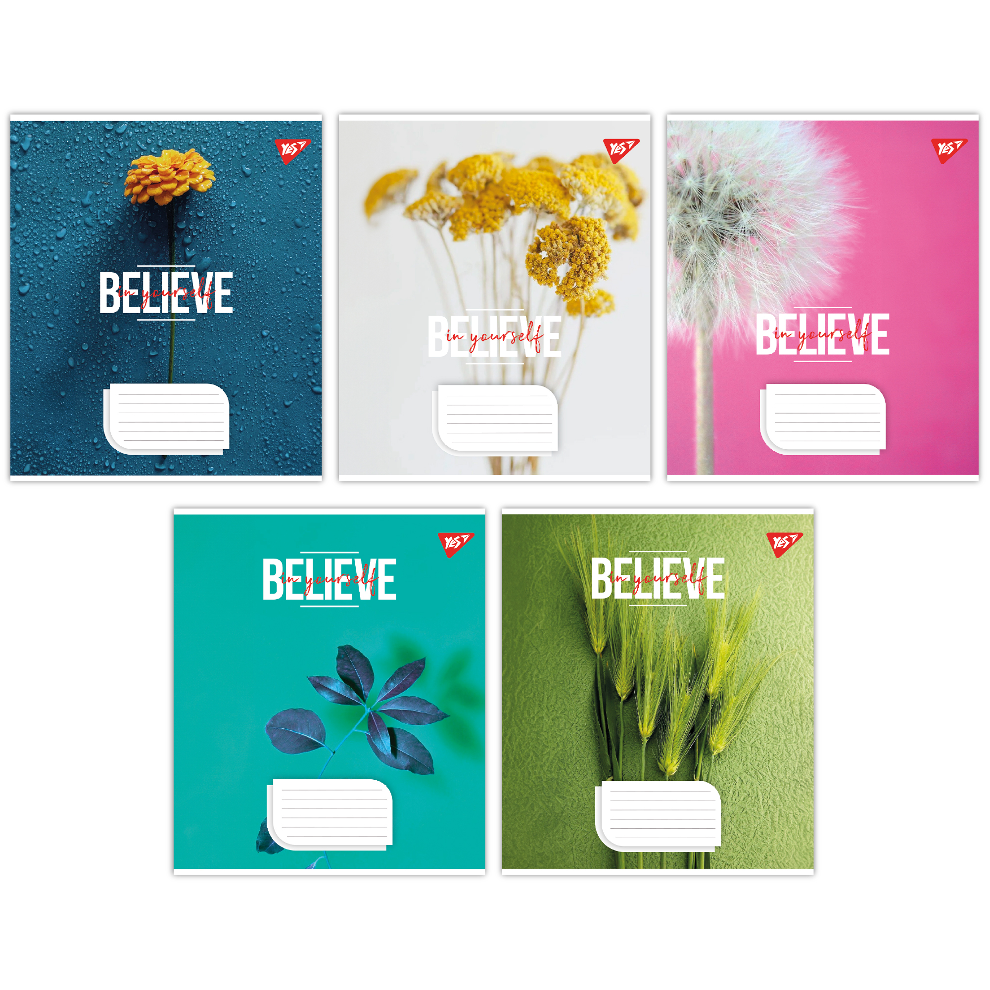 Зошит А5/48 арк кліт YES Believe in yourself, 767104