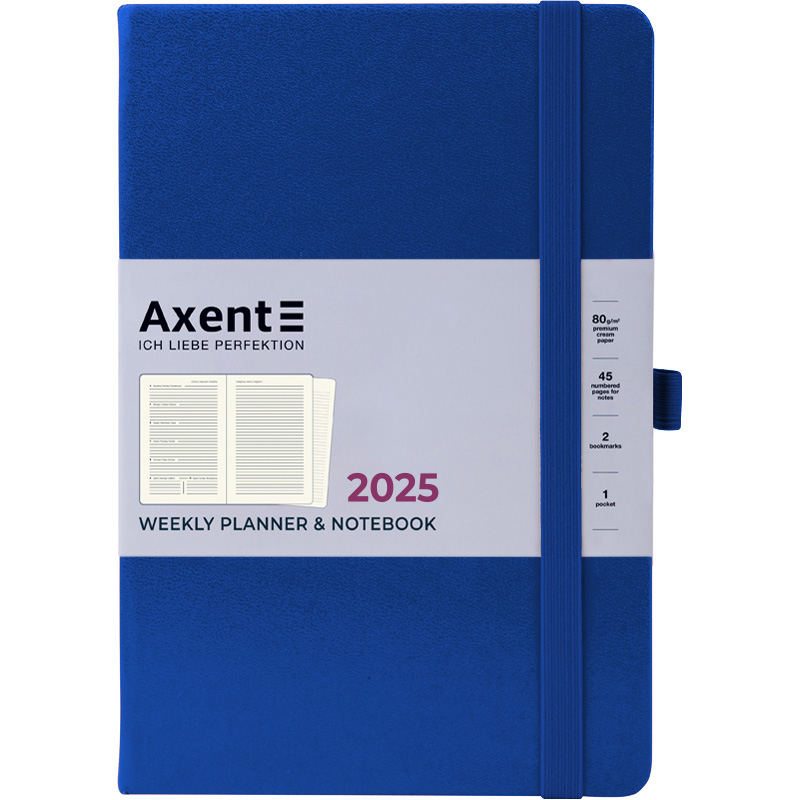 Щотижневик 2025 Prime Strong, 145*210, класичний синій 8507-25-38-A