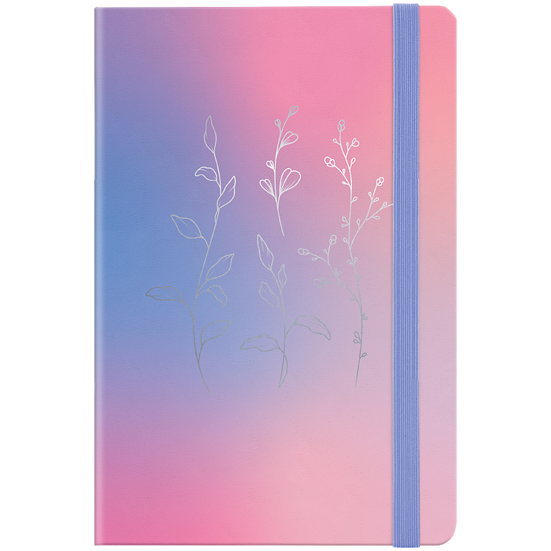Щотижневик 2025 Partner Gradient Soft, 125*195, Leaves 8523-25-2-A