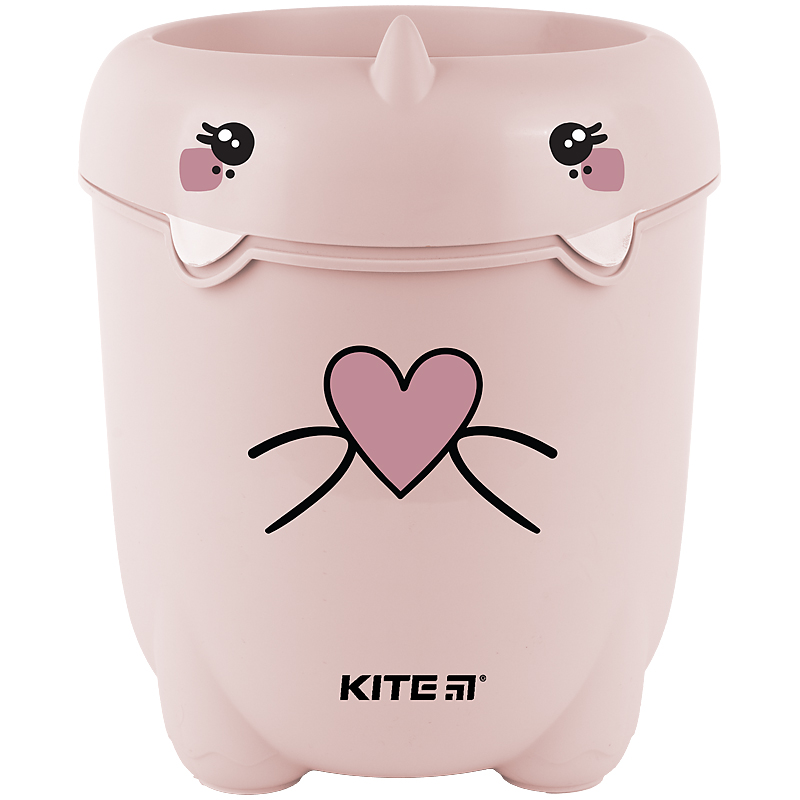 Контейнер для сміття Kite, світло-рожевий, K24-005-2