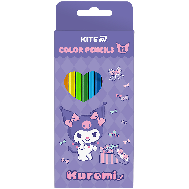 Олівці кольорові, 12 шт. Kuromi HK25-051-2 Kite