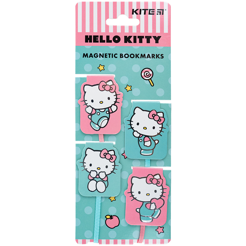 Набір магнітних закладок-лясе Hello Kitty HK24-497-1 Kite