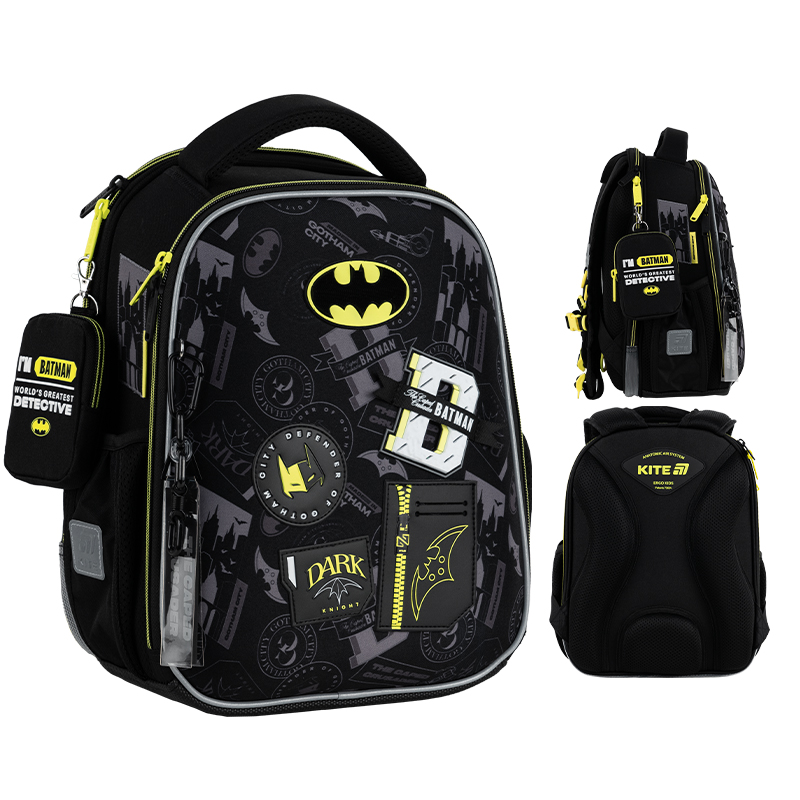 Рюкзак Kite Education каркасний DC25-555S DC Batman