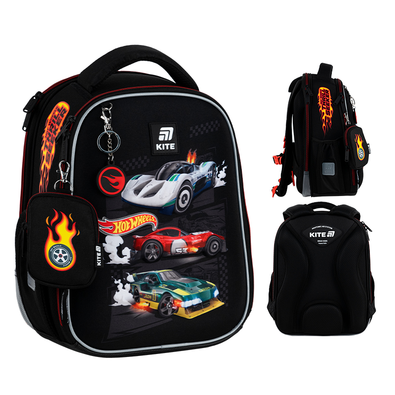 Рюкзак Kite Education каркасний HW25-555S Hot Wheels