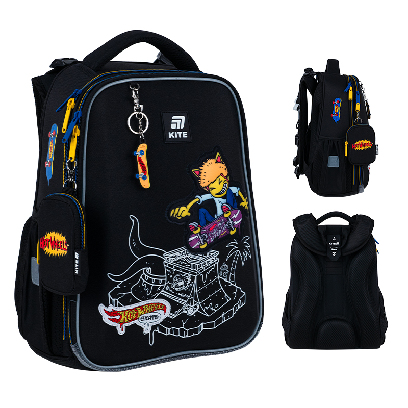 Рюкзак Kite Education каркасний HW25-531M Hot Wheels Skate