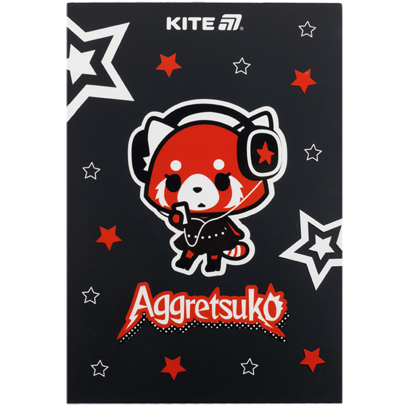 Блокнот-планшет A5, 50арк, клітинка, Aggretsuko AR25-194 Kite