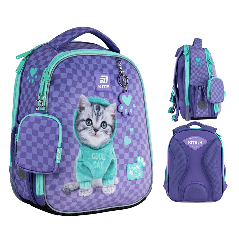Рюкзак Kite Education каркасний SP25-555S-2 Studio Pets 