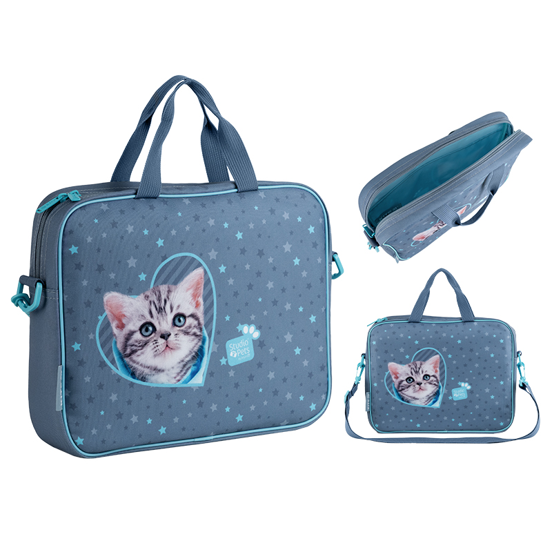 Шкільна текстильна сумка Kite A4, 1 від., SP25-589-2 Studio Pets
