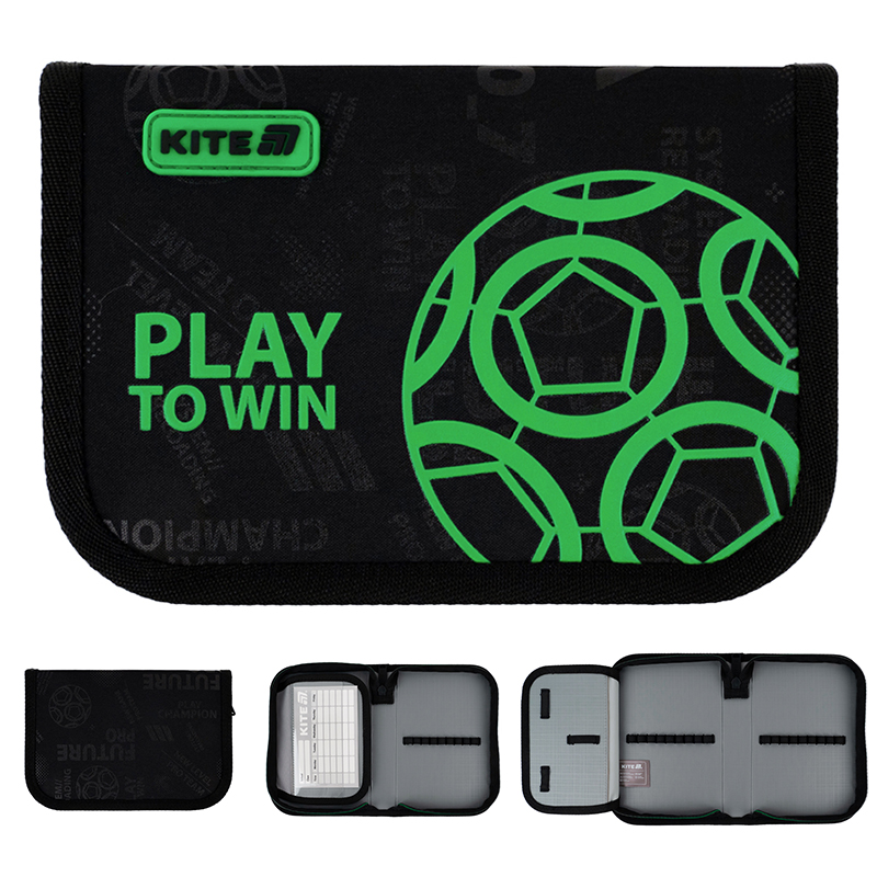 Пенал Kite 1 від., 1 відв., без наповнення K25-621-2 Play&Win