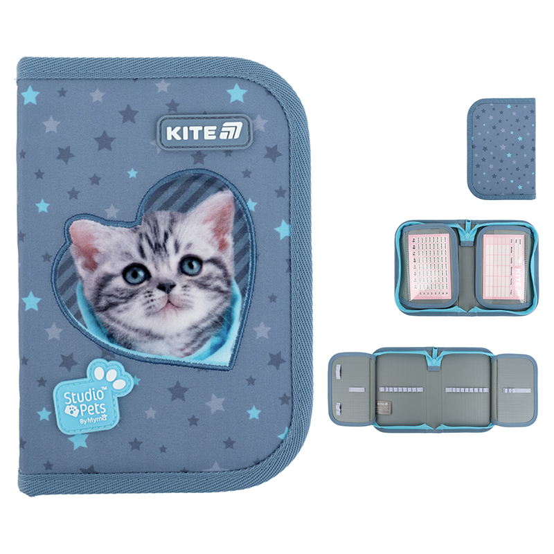 Пенал Kite 1 від., 2 відв., без наповнення SP25-622-3 Studio Pets