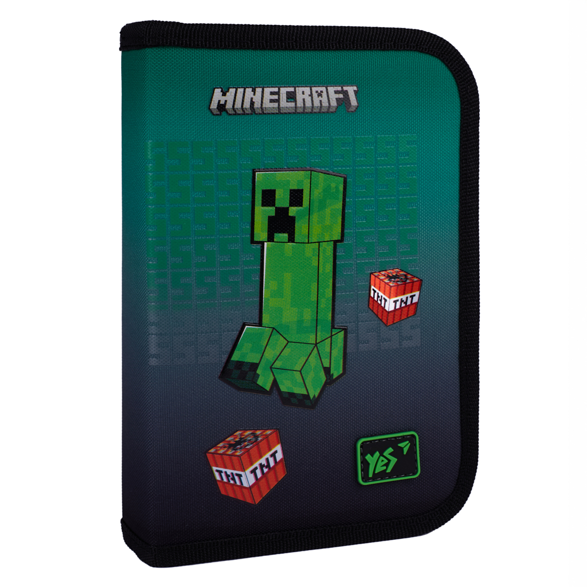 Пенал твердий YES одинарний з двома клапанами HP-04 Minecraft Icons 533633