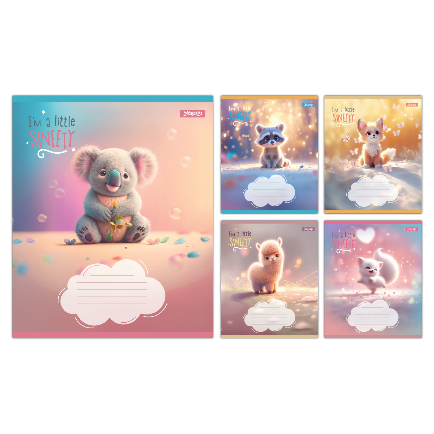 Зошит А5/12 арк коса 1В Sweety, 768126