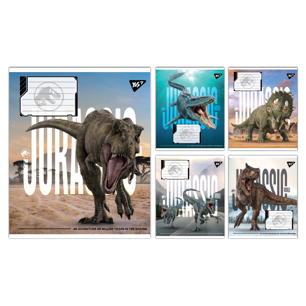 Зошит А5/12 арк лінія YES JURASSIC WORLD ALIVE, 767678