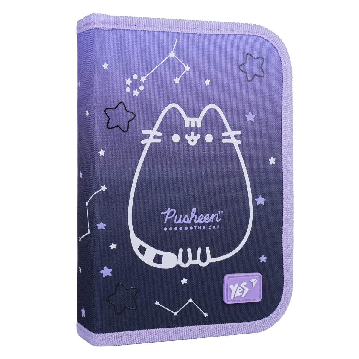 Пенал твердий YES одинарний з двома клапанами HP-04 Pusheen Stellar 533626