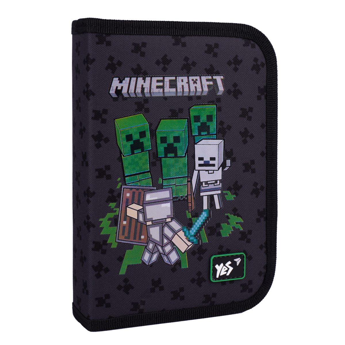 Пенал твердий YES одинарний з клапаном HP-03 Minecraft Team 533622