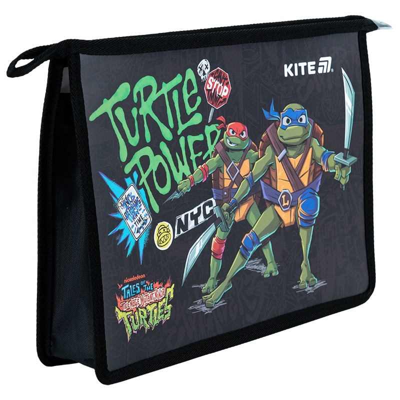 Папка на блискавці A4+, Ninja Turtles NT25-428 Kite