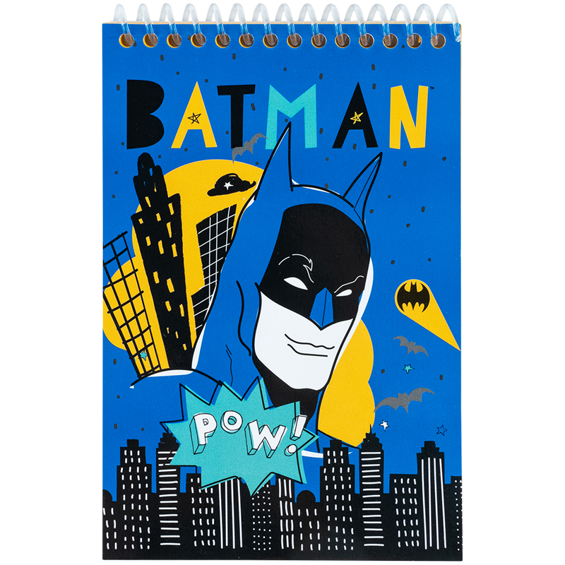 Блокнот пласт обкл., спіраль, А6, 48арк., нелінований DC Comics DC25-196 Kite