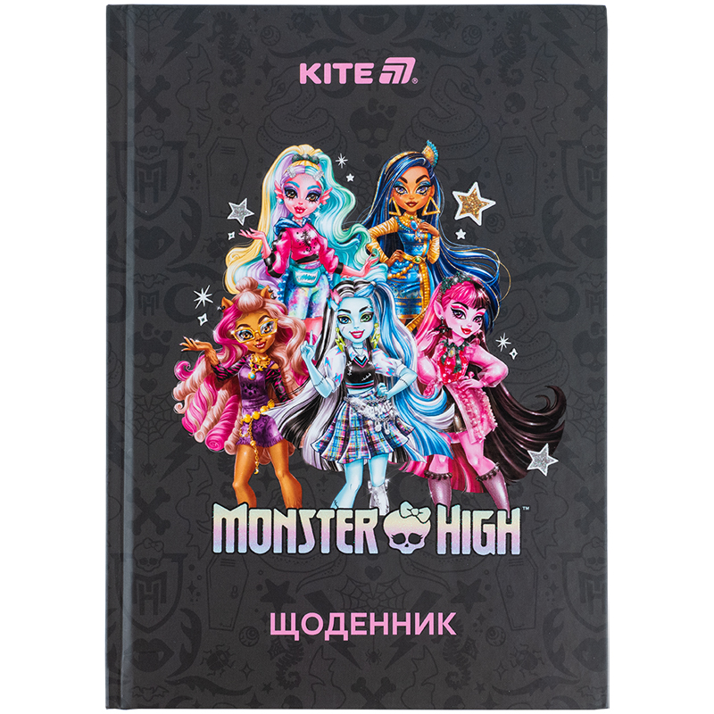 Щоденник шкільний, тверда обкл, Monster High MH25-262 Kite