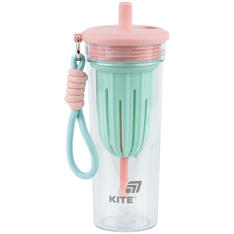 Стакан для води, 650 мл, рожево-зелений, K25-1219-1 Kite