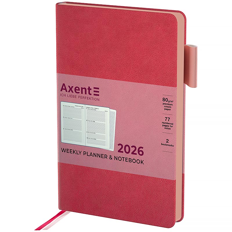 Щотижневик 2026 Partner Soft Muse, 125*195, рожевий, 8527-26-1-A