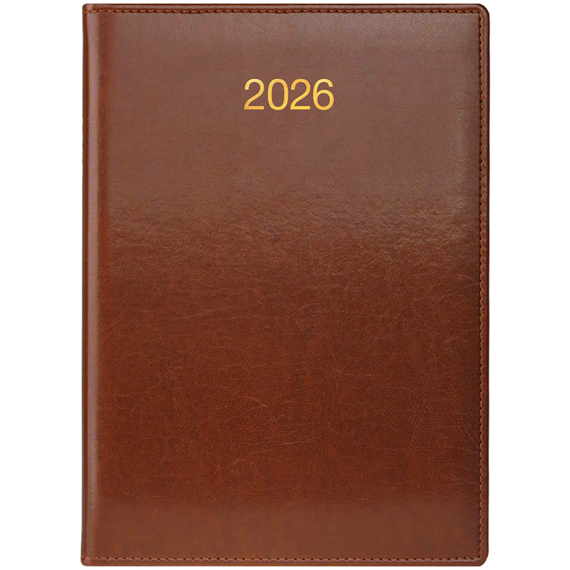 Щоденник 2026 Стандарт Soft з/т коричневий, 73-795 36 706 Brunnen
