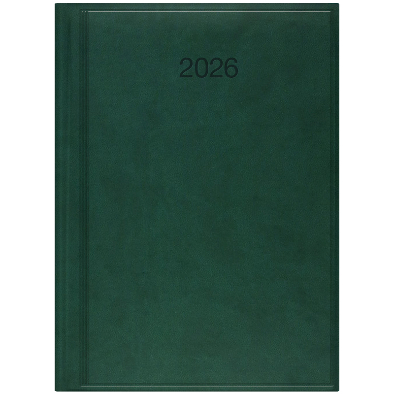 Щоденник 2026 Стандарт Torino слп/т зелений, 73-795 38 506 Brunnen